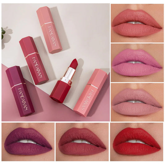 6 Colors Matte Lipstick | Beauty Lip Gloss